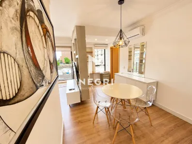 Apartamento com 1 Quarto para alugar, 57m² no Cambuí, Campinas