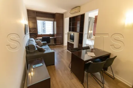 Flat com 1 Quarto para alugar, 38m² no Itaim Bibi, São Paulo