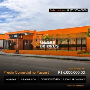 Prédio Comercial à venda, 2500m² no Passaré, Fortaleza