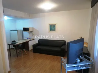 Flat com 1 Quarto para alugar, 33m² no Cidade Monções, São Paulo