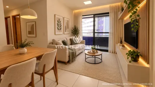 Apartamento com 2 Quartos à venda, 58m² no Boa Viagem, Recife