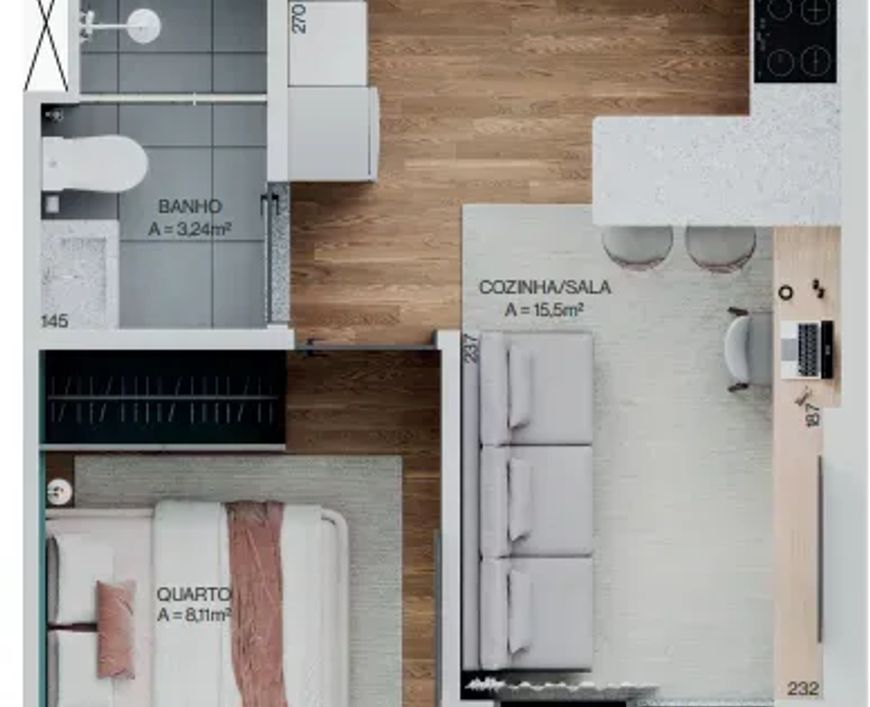 PULSE RESIDENCE POWERED BY HOUSI no Norte, Brasília