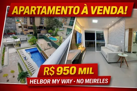 Apartamento com 2 Quartos à venda, 47m² no Meireles, Fortaleza