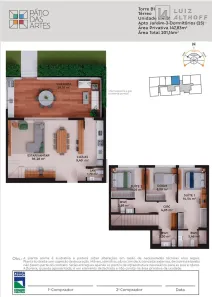 Apartamento com 3 Quartos à venda, 147m² no Pedra Branca, Palhoça