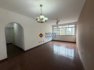 Apartamento com 3 Quartos para alugar, 135m² no Gonzaga, Santos