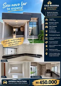 Casa com 3 Quartos à venda, 108m² no Setor dos Bandeirantes, Aparecida de Goiânia