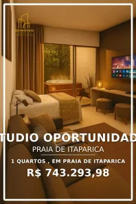 Apartamento com 1 Quarto à venda, 38m² no Praia de Itaparica, Vila Velha