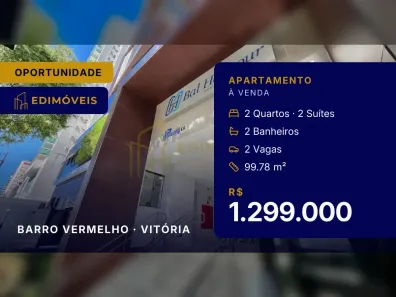 Apartamento com 2 Quartos à venda, 99m² no Barro Vermelho, Vitória