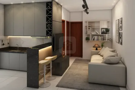 Apartamento com 2 Quartos à venda, 49m² no Segismundo Pereira, Uberlândia