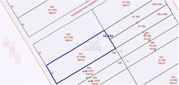 Lote/Terreno à venda, 300m² no Parque Novo Oratório, Santo André