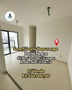 Apartamento com 3 Quartos à venda, 61m² no Ponta Negra, Manaus