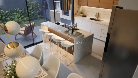 Casa de Condomínio com 3 Quartos à venda, 221m² no Jardim Social, Curitiba