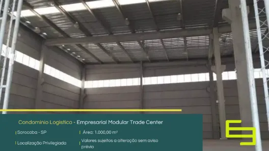 Galpão/Depósito/Armazém para alugar, 1000m² no Iporanga, Sorocaba