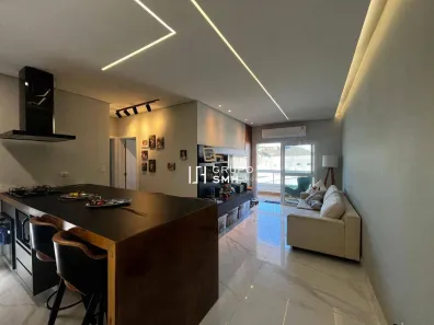 Apartamento com 2 Quartos para alugar, 74m² no Jardim Las Palmas, Guarujá