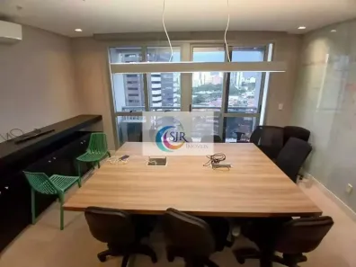 Sala Comercial para alugar, 138m² no Vila São Francisco (Zona Sul), São Paulo