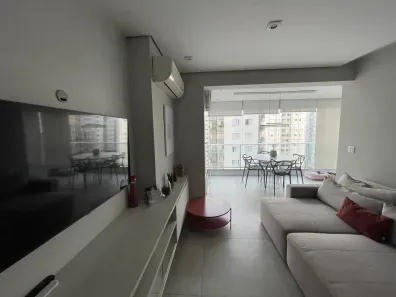 Apartamento com 1 Quarto para alugar, 52m² no Brooklin Paulista, São Paulo