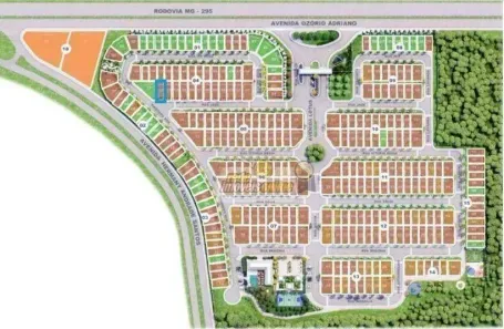 Lote/Terreno à venda, 250m² no Recreio dos Bandeirantes, Uberaba