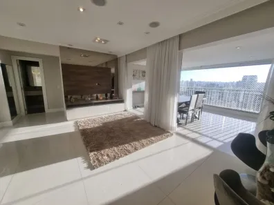 Apartamento com 3 Quartos para alugar, 123m² no Vila Regente Feijó, São Paulo