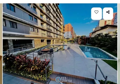 Apartamento com 2 Quartos para alugar, 58m² no Ponta de Campina, Cabedelo