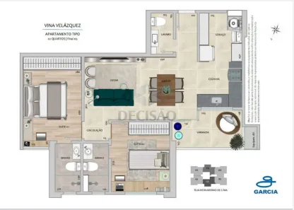 Apartamento com 3 Quartos à venda, 85m² no Gutierrez, Belo Horizonte
