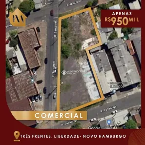 Lote/Terreno à venda, 1920m² no Liberdade, Novo Hamburgo