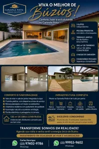 Casa de Condomínio com 3 Quartos à venda, 450m² no Caravelas, Armação dos Búzios