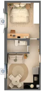 Apartamento com 1 Quarto à venda, 33m² no Copacabana, Rio de Janeiro