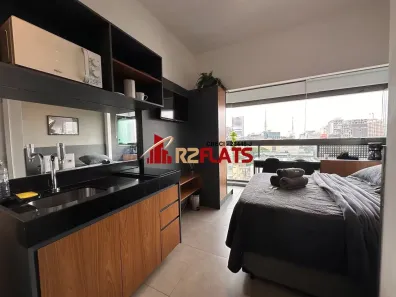 Apartamento com 1 Quarto para alugar, 24m² no Pinheiros, São Paulo