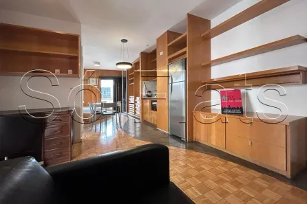 Flat com 1 Quarto para alugar, 42m² no Indianópolis, São Paulo