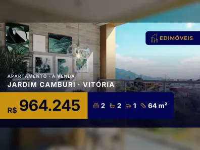 Apartamento com 2 Quartos à venda, 64m² no Jardim Camburi, Vitória