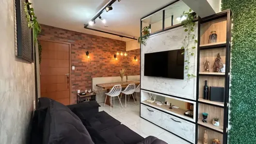 Apartamento com 2 Quartos para alugar, 56m² no Recanto dos Nobres, São Luís