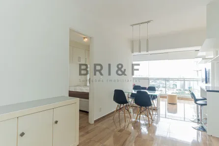 Apartamento com 1 Quarto para alugar, 48m² no Campo Belo, São Paulo