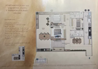 Apartamento com 3 Quartos à venda, 106m² no Recreio dos Bandeirantes, Rio de Janeiro