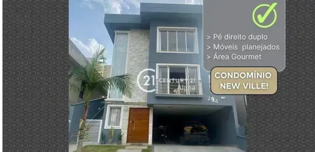 Casa de Condomínio com 3 Quartos à venda, 200m² no Suru, Santana de Parnaíba