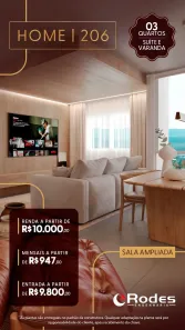 Apartamento com 3 Quartos à venda, 64m² no Plano Diretor Sul, Palmas