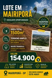 Lote/Terreno à venda, 1500m² no Centro, Atibaia