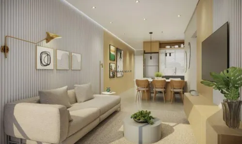 Apartamento com 2 Quartos à venda, 65m² no Coqueiros, Florianópolis