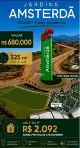 Lote/Terreno à venda, 325m² no Jardins Amsterdã, Goiânia