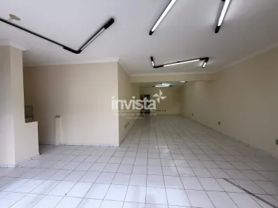 Sala Comercial para alugar, 96m² no Vila Mathias, Santos