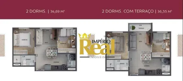 Apartamento com 2 Quartos à venda, 37m² no Lapa de Baixo, São Paulo