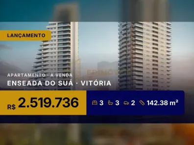 Apartamento com 3 Quartos à venda, 142m² no Enseada do Suá, Vitória