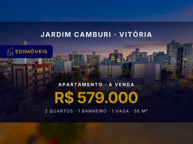 Apartamento com 2 Quartos à venda, 55m² no Jardim Camburi, Vitória