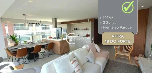 Apartamento com 3 Quartos à venda, 107m² no Dezoito do Forte Empresarial/Alphaville., Barueri