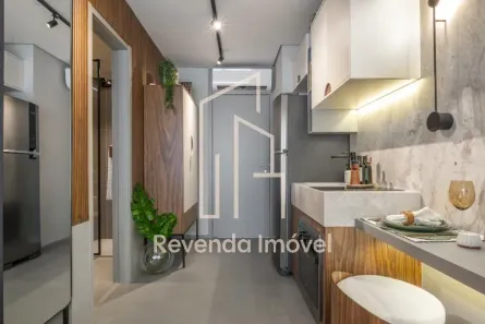 Apartamento com 1 Quarto à venda, 27m² no Cidade Monções, São Paulo