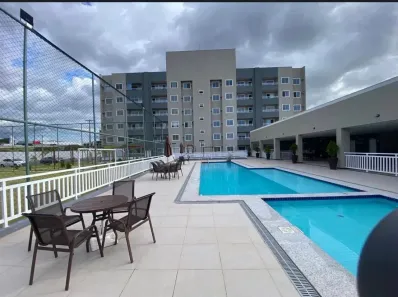 Apartamento com 3 Quartos para alugar, 63m² no Alto do Calhau, São Luís