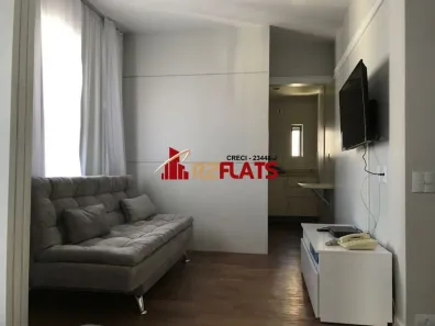 Flat com 1 Quarto para alugar, 33m² no Cidade Monções, São Paulo