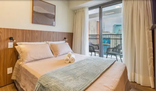 Apartamento com 1 Quarto para alugar, 26m² no Paraíso, São Paulo