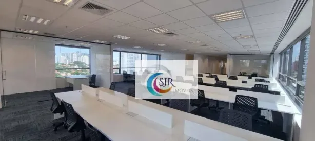 Sala Comercial para alugar, 533m² no Cidade Monções, São Paulo