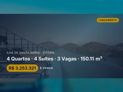 Apartamento com 4 Quartos à venda, 150m² no Ilha de Santa Maria, Vitória