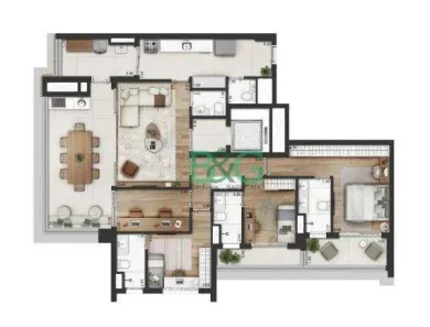 Apartamento com 3 Quartos à venda, 151m² no Vila Clementino, São Paulo